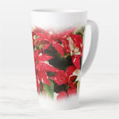 Festival Rotes Weißes Blumengestein Milchtasse (Rechte Ecke)