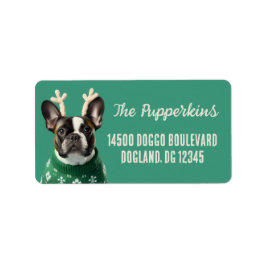 Festival-Rücksendesiegel für Bulldog Adressaufkleber