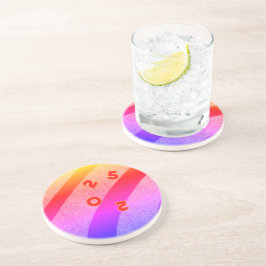 FESTIVAL Sandstein Untersetzer SUNSET AUF FEUER