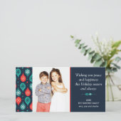 Festival Skandinavien Folklore Foto Karte (Stehend Vorderseite)