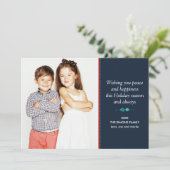 Festival Skandinavien Folklore Foto Karte (Stehend Vorderseite)