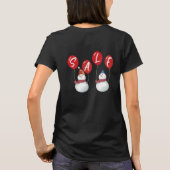 Festival Snowman Red SALE Holiday Store Promo T-Shirt (Rückseite)