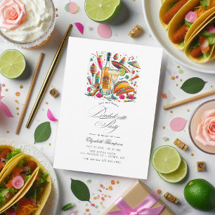 Festival Tacos & Tequila Fiesta Bachelorette Bash Einladung