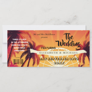 Festival Ticket Palm Wedfest Hochzeit