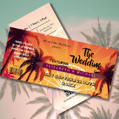 Festival Ticket Palm Wedfest Hochzeit