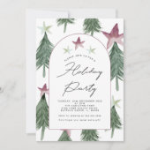 Festival Trees Arch Holiday Party Office Party Einladung (Vorderseite)