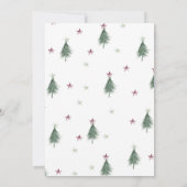 Festival Trees Arch Holiday Party Office Party Einladung (Rückseite)