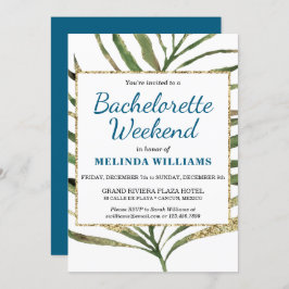 Festival Tropical Bachelorette Wochenende Einladung