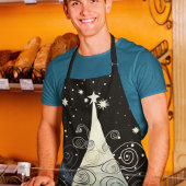 Festival und Whimsical Holiday Tree Poster Schürze