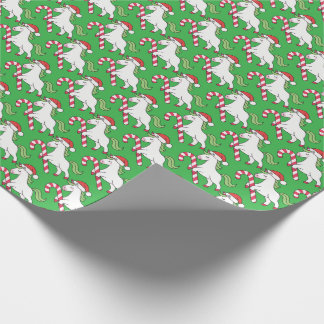 Festival Unicorn Candy Cane Geschenkwrap Geschenkpapier