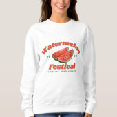 Festival Watermelon Sweatshirt - Fair Bluff, NC (Vorderseite)