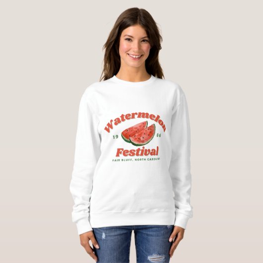 Festival Watermelon Sweatshirt - Fair Bluff, NC (Vorne ganz)