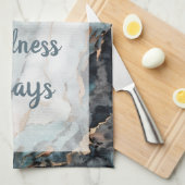 Festival - Weiß Geschirrtuch (Viertel Falte)