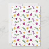 Festivalfarben Florenz Probe Abendessen Einladung (Rückseite)