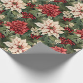 Festivalflora: Zeitloser Urlaub Eleganz Geschenkpapier (Ecke)