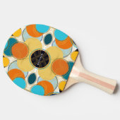 Festivals Abstraktes Muster - Name Tischtennis Schläger (Seitenansicht)