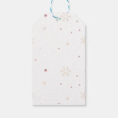 Festivals Aquarell-Dackel Geschenkanhänger (Rückseite)