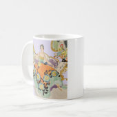 Festivals Art Deco Lady Kaffeetasse (Vorderseite Links)
