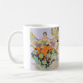 Festivals Art Deco Lady Kaffeetasse (Links)