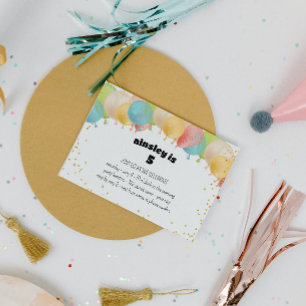 Festivals Balon Party Einladung