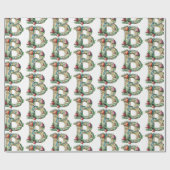 Festivals Bauble Letter B Weihnachten Geschenkpapier (Flach)