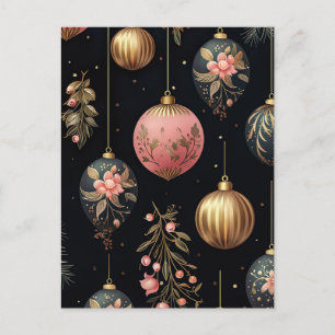 Festivals Baubles Weihnachtsgrüßkarte Postkarte