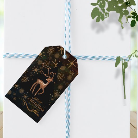 Festivals BLACK GOLD Dei Christmas Geschenkanhänger