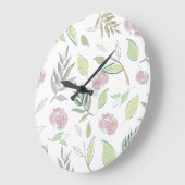 Festivals Blume Große Wanduhr (Winkel)