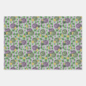 Festivals Blumengrün Kleidung St Patricks Day Geschenkpapier Set (Vorderseite 3)