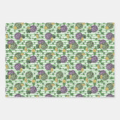 Festivals Blumengrün Kleidung St Patricks Day Geschenkpapier Set (Vorderseite 2)