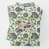 Festivals Blumengrün Kleidung St Patricks Day Geschenkpapier Set (Beispiel)