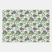 Festivals Blumengrün Kleidung St Patricks Day Geschenkpapier Set (Vorderseite)