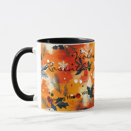 Festivals Boho Chic Weihnachten - Personalisierter Tasse (Links)