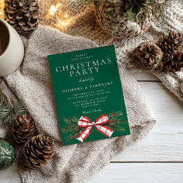 Festivals Bow Green Corporate Weihnachten Party Einladung