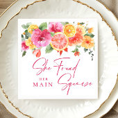 Festivals Bright Blume Slice Citrus Brautparty Serviette