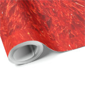 Festivals Chic Bright Red Color Pattern Geschenkpapier (Rolleneckpunkt)