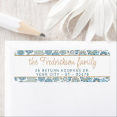 Festivals Chic Floral Mandala Schneeflocken Muster (Insitu)