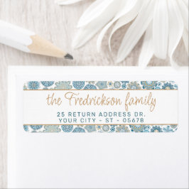 Festivals Chic Floral Mandala Schneeflocken Muster