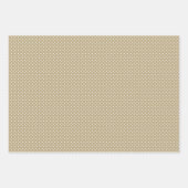 Festivals Chic Floral Mandala Schneeflocken Muster Geschenkpapier Set (Vorderseite 2)