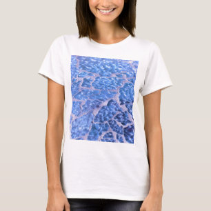 Festivals Chic Glitzer Blue Stones T-Shirt