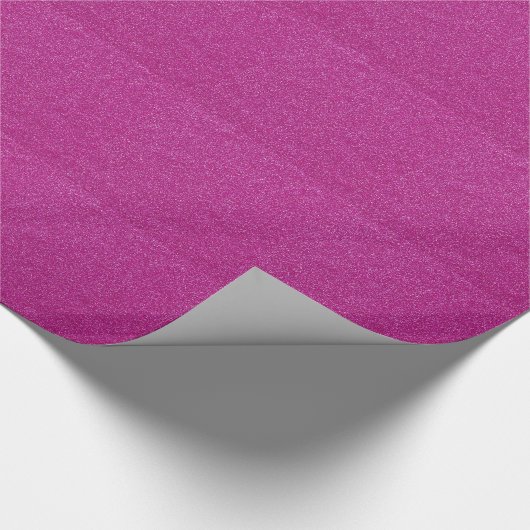 Festivals Chic Pink Glitzer Hintergrund Romantisch Geschenkpapier (Ecke)