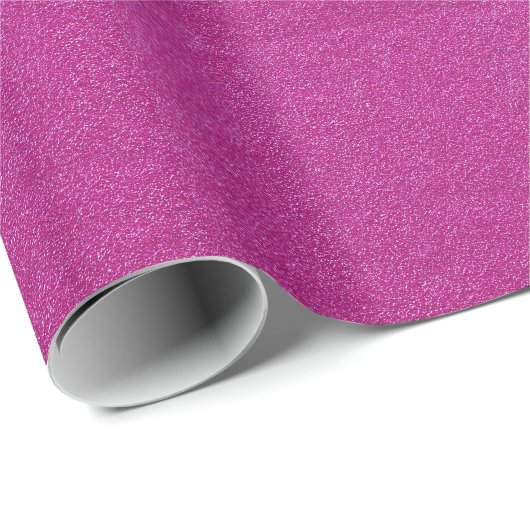Festivals Chic Pink Glitzer Hintergrund Romantisch Geschenkpapier (Rolleneckpunkt)