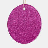 Festivals Chic Pink Glitzer Hintergrund Romantisch Keramikornament (Links)