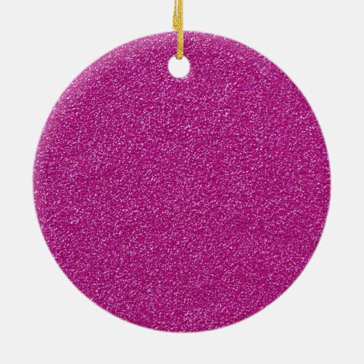 Festivals Chic Pink Glitzer Hintergrund Romantisch Keramikornament (Hinten)
