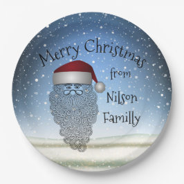 Festivals Chritsmas Party Funny Niedlicher Weihnac Pappteller