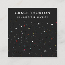 Festivals Confetti Stud Earring Display Card