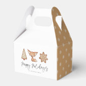 Festivals Cookie Trio Weihnachtsgeschenk Box Geschenkschachtel (Rückseite)