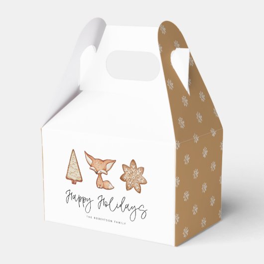 Festivals Cookie Trio Weihnachtsgeschenk Box Geschenkschachtel (Vorderseite)