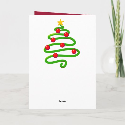 Festivals Corgi Decorator Weihnachtskarte (Rückseite)