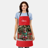 Festivals Cornish Rex Cat Weihnachten Personalisie Schürze (Getragen)